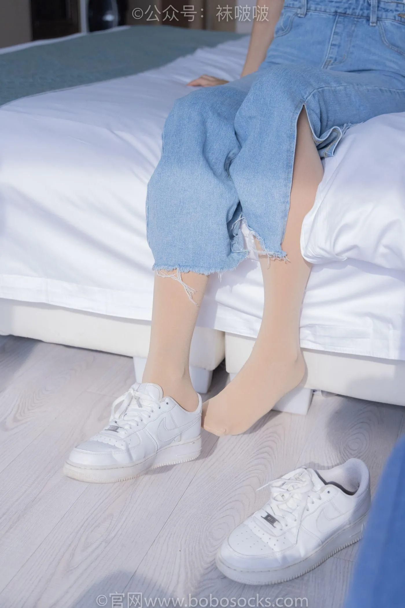 [BoBoSocks袜啵啵]NO.034 瑶瑶-空军一号板鞋、特旧厚肉丝 [131P]插图3
